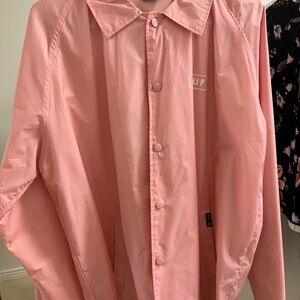 HUF Pink Windbreaker Jacket